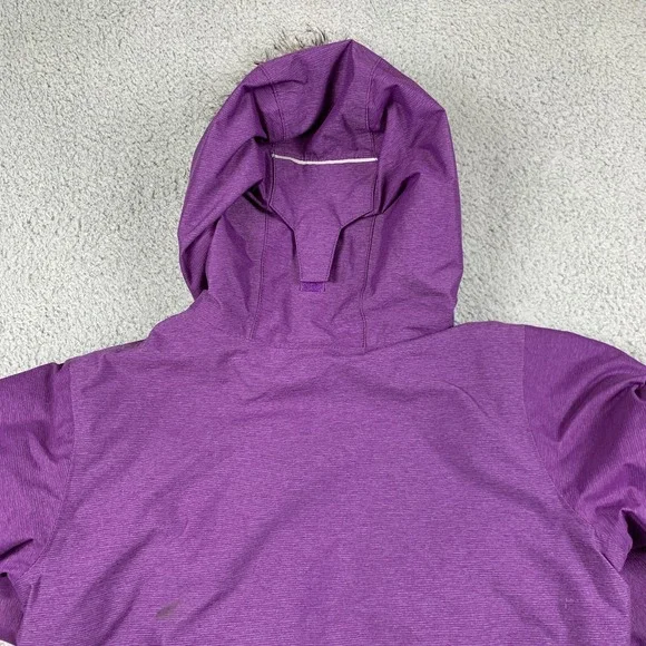 Columbia Nordic Strider Coat Girls Large Purple Omni-Heat Faux Fur Hooded - Picture 12 of 16